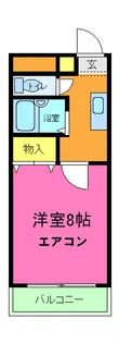カーサクレール【6階】の間取り