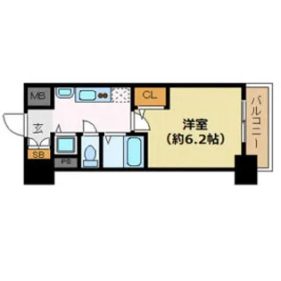 プレサンス名古屋STATIONビジュ【10階】の間取り