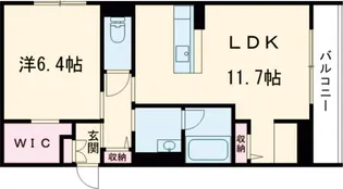 サントリナ【2階】の間取り