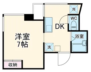 AMOUR名駅【5階】の間取り