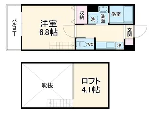 MELDIA岩槻Ⅵ【2階】の間取り