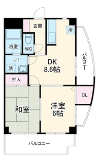 鴨志田第二ビル【3階】の間取り