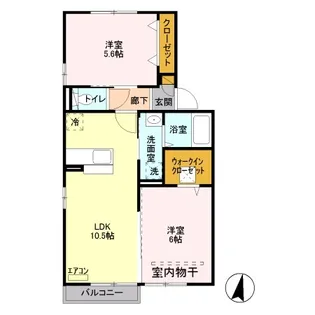 パストラル A【1階】の間取り