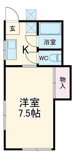 ホームズ栄【203号室】の間取り