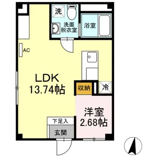 a-stone東十条【3階】の間取り
