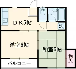 ハイコーポヨシダ【1階】の間取り