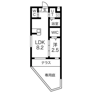 リアコート豊中II SOUTH【1階】の間取り