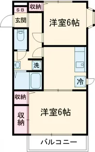 ハイネス石川【1階】の間取り