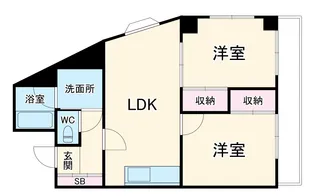 ジョーマリーハイツⅡ【2階】の間取り