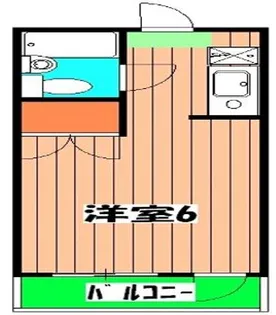 パシフィックコーポ2【3階】の間取り
