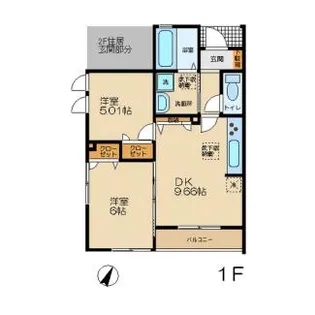 リュミエール【B103号室】の間取り