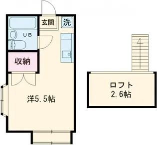 キャナール壱番館【2階】の間取り