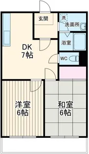 マンションスターダスト【1階】の間取り