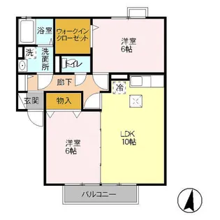 カハラ B【1階】の間取り