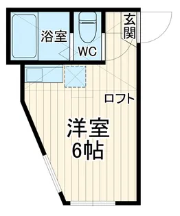 ユナイト森ダルジェント【1階】の間取り