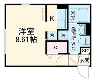 Livele Avenir 鷺沼【4階】の間取り