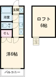 ラフォーレ司【2階】の間取り