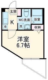 ウエストガーデン八木崎【3階】の間取り