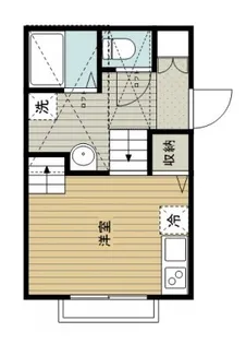 グリシーヌ岩槻本町【1階】の間取り