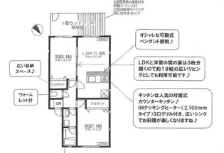 ノーブルスクエアⅡ【102号室】の間取り