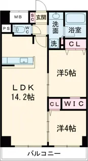 リアナアートパーク西葛西【5階】の間取り