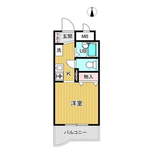 カーサ・デプサス【3階】の間取り