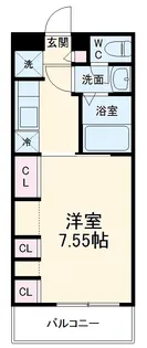 リブリ SACCO【0303号室】の間取り