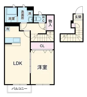 アスピリア SANTEⅢ【2階】の間取り