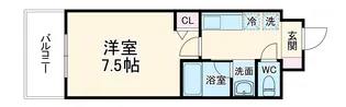 CITY SPIRE 名古屋本陣【4階】の間取り