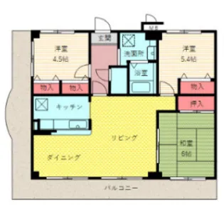 リヴィエールKawakami【2階】の間取り