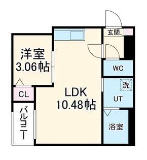 Jack hanadaⅠ【3階】の間取り