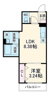 AJ八千代緑が丘【1階】の間取り