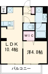 フレンシア下井草【107号室】の間取り