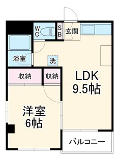 清新マンション【4階】の間取り