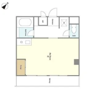 江田パークサイドマンション【106号室】の間取り