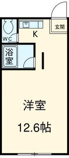 広栄荘7棟【726号室】の間取り