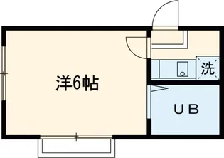 クロノス飛田給【105号室】の間取り