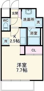 クレシタ大国【3階】の間取り