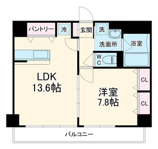 Merveille IIDA北園【2階】の間取り