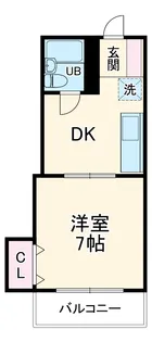 タウンプラザ東【3階】の間取り