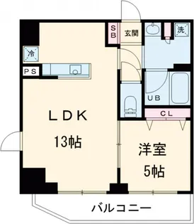 ダイヤモンドタワー西小山【11階】の間取り