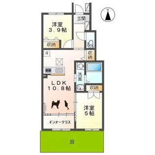 サンフィオーレ【1階】の間取り