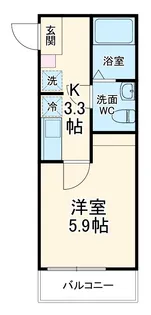 センターヴィレッジ三郷【2階】の間取り