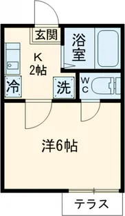 クーネル八王子【1階】の間取り