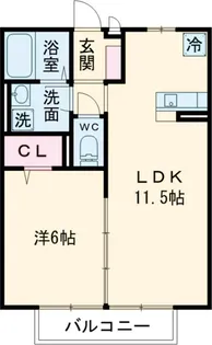 セゾン・ランタナ【1階】の間取り