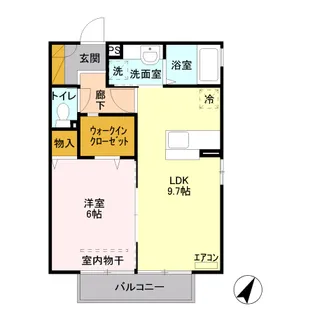 ラウンド ヒル【2階】の間取り