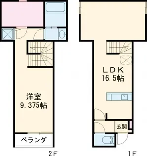 メゾンドEXE.Ⅱ【102号室】の間取り