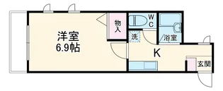 メゾンスプリード【203号室】の間取り