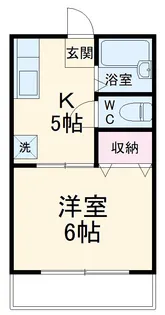 ジュネス鷺沼【301号室】の間取り