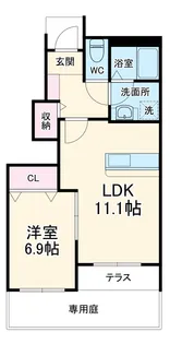 M’s Fontaine【1階】の間取り